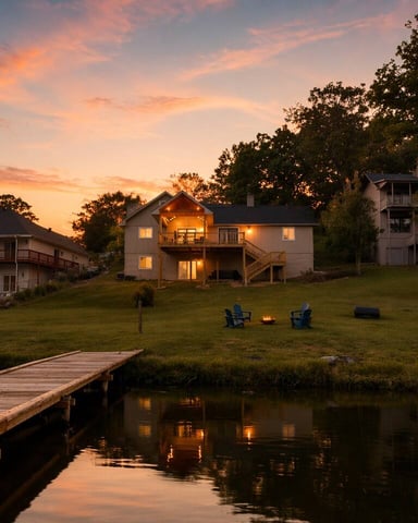 Homes by the Lake